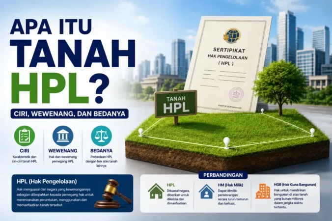 Apa Itu Tanah HPL? Ciri, Wewenang, dan Bedanya