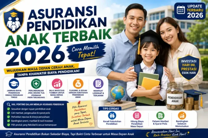 Asuransi Pendidikan Anak Terbaik 2026: Cara Memilih Tepat