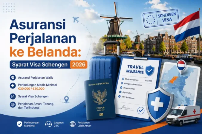 Asuransi Perjalanan ke Belanda: Syarat Visa Schengen 2026