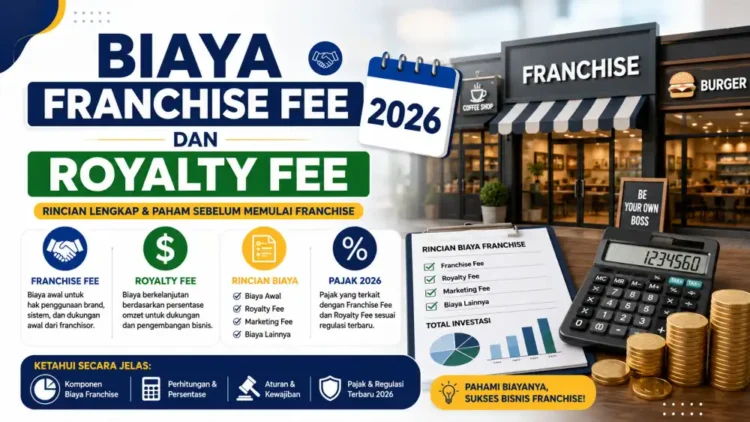 Biaya Franchise Fee dan Royalty Fee 2026: Rincian & Pajak