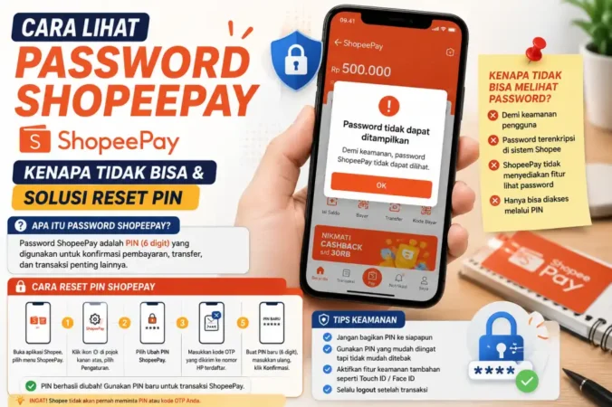 Cara Lihat Password ShopeePay: Kenapa Tidak Bisa & Solusi Reset PIN