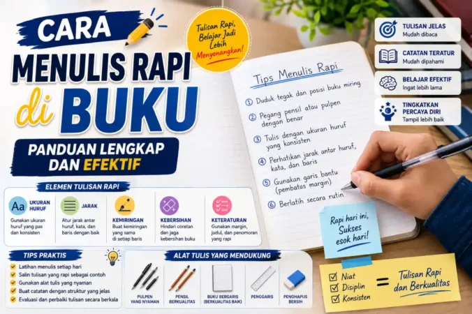 Cara Menulis Rapi di Buku: Panduan Lengkap dan Efektif