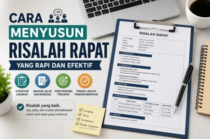 Cara Menyusun Risalah Rapat yang Rapi dan Efektif