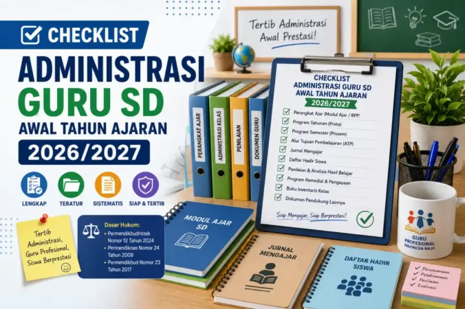 Checklist Administrasi Guru SD Awal Tahun Ajaran 2026/2027