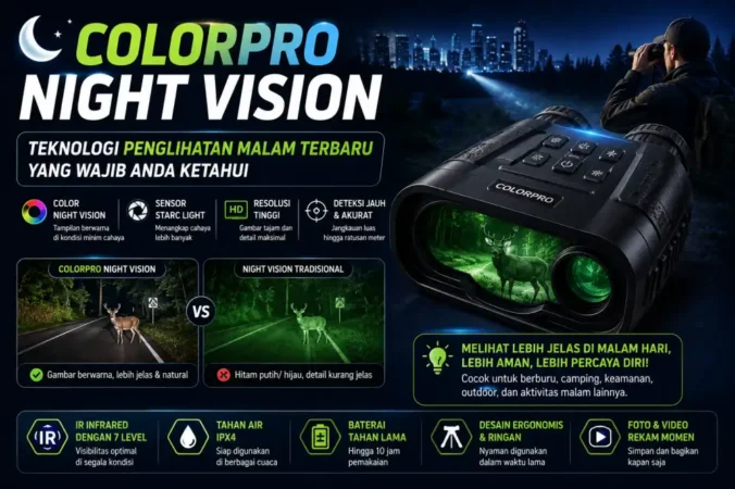 ColorPro Night Vision: Teknologi Penglihatan Malam Terbaru yang Wajib Anda Ketahui
