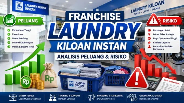 Franchise Laundry Kiloan Instan: Analisis Peluang & Risiko