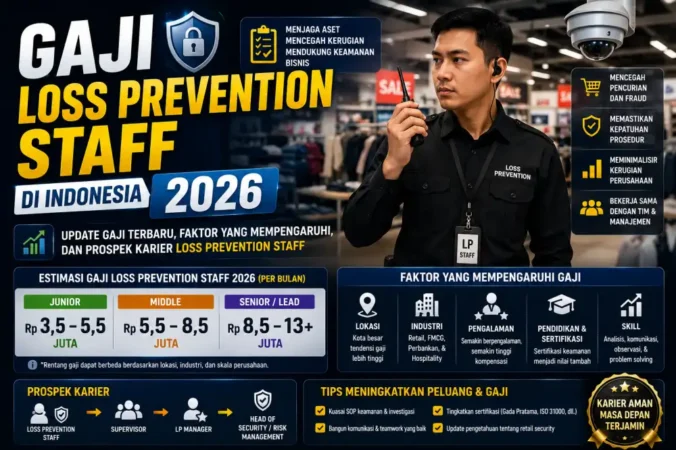 Gaji Loss Prevention Staff di Indonesia 2026