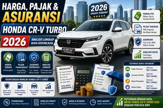 Harga, Pajak & Asuransi Honda CR-V Turbo 2026