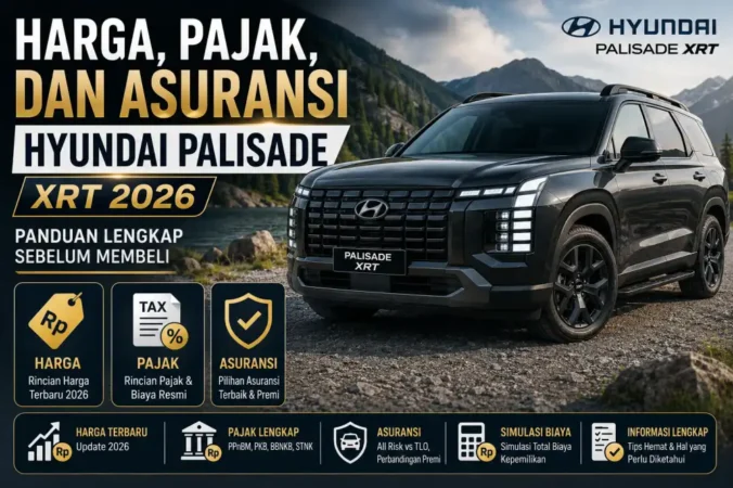 Harga, Pajak, dan Asuransi Hyundai Palisade XRT 2026