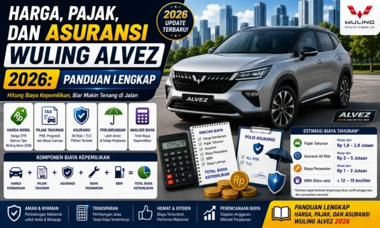 Harga, Pajak, dan Asuransi Wuling Alvez 2026: Panduan