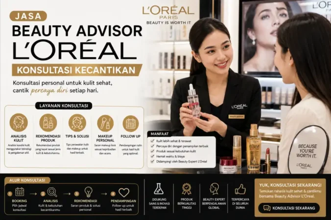 Jasa Beauty Advisor L'Oreal: Konsultasi Kecantikan