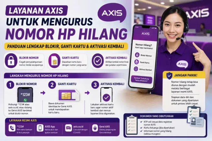 Layanan Axis untuk Mengurus Nomor HP Hilang: Panduan Lengkap Blokir, Ganti Kartu & Aktivasi Kembali
