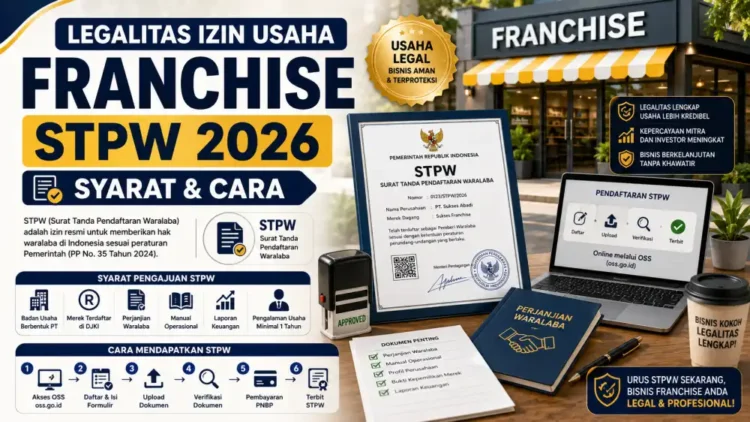 Legalitas Izin Usaha Franchise STPW 2026: Syarat & Cara