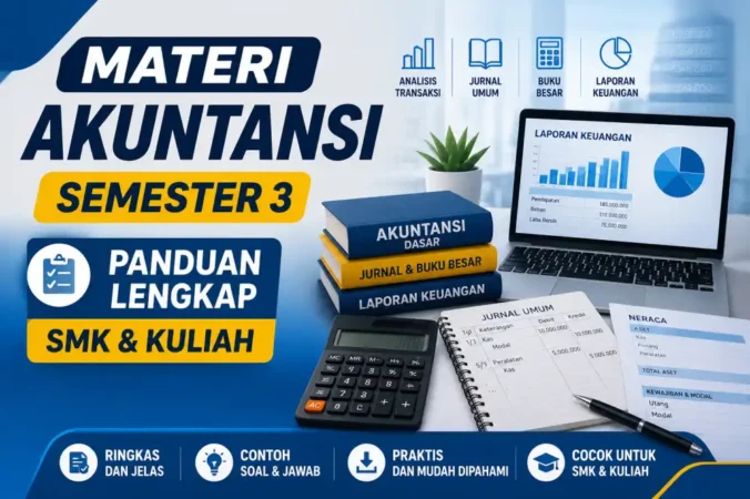 Materi Akuntansi Semester 3: Panduan Lengkap SMK & Kuliah
