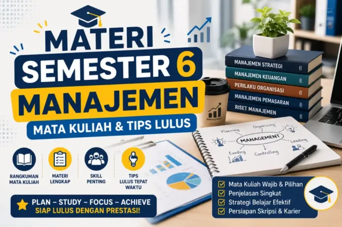 Materi Semester 6 Manajemen: Mata Kuliah & Tips Lulus