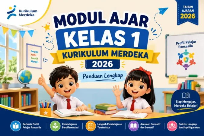 Modul Ajar Kelas 1 Kurikulum Merdeka 2026: Panduan Lengkap