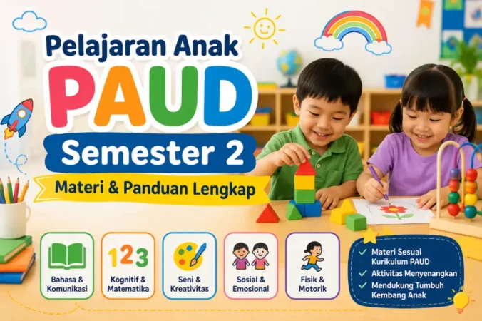 Pelajaran Anak PAUD Semester 2: Materi & Panduan Lengkap