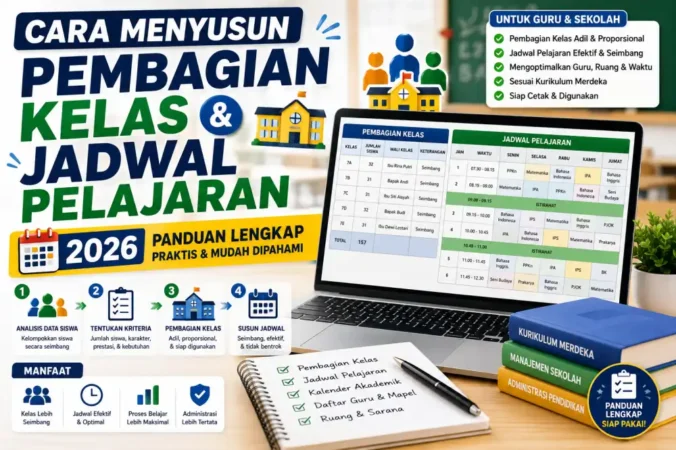 Cara Menyusun Pembagian Kelas dan Jadwal Pelajaran 2026