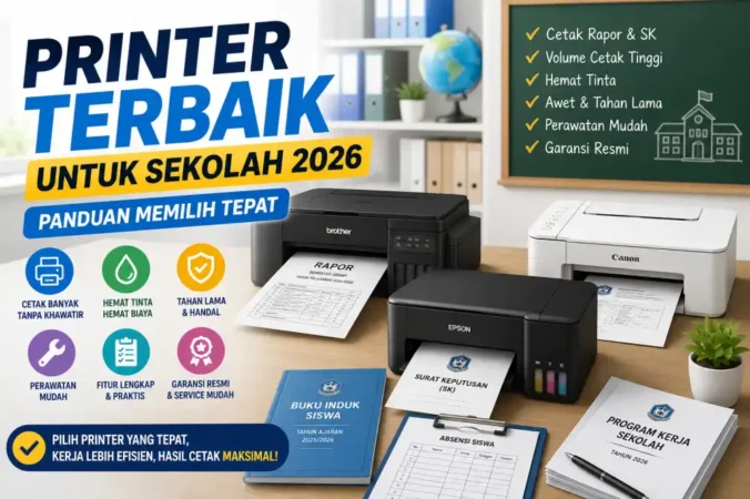 Printer Terbaik untuk Sekolah 2026: Panduan Memilih Tepat