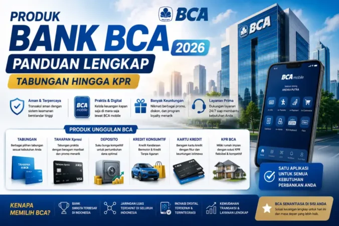 Produk Bank BCA 2026: Panduan Lengkap Tabungan hingga KPR