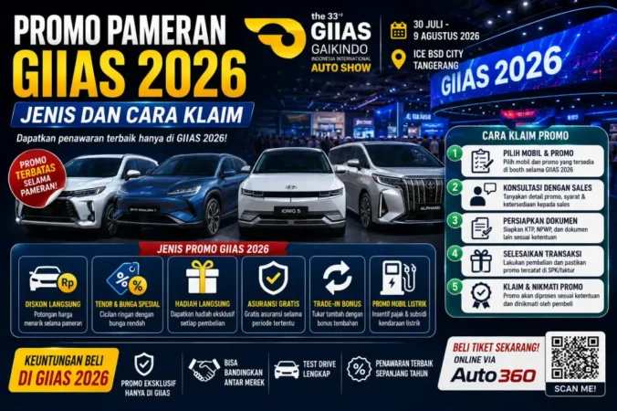 Promo Pameran GIIAS 2026: Jenis dan Cara Klaim