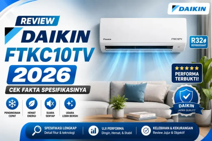 Review Daikin FTKC10TV 2026: Cek Fakta Spesifikasinya