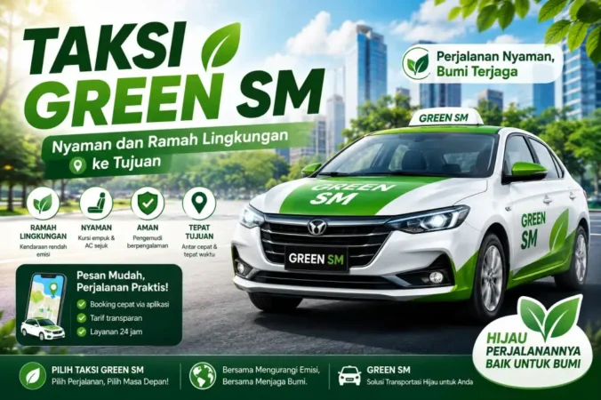 Taksi Green SM: Nyaman dan Ramah Lingkungan ke Tujuan
