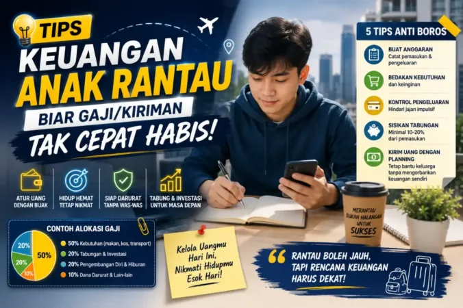 Tips Keuangan Anak Rantau Biar Gaji/Kiriman Tak Cepat Habis