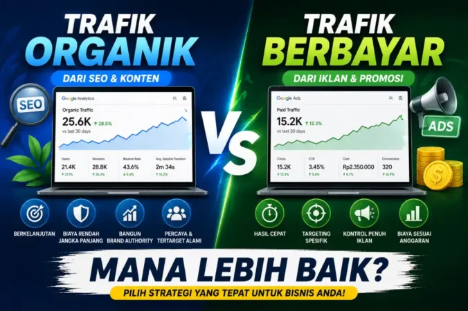 Trafik Organik vs Trafik Berbayar: Mana Lebih Baik?