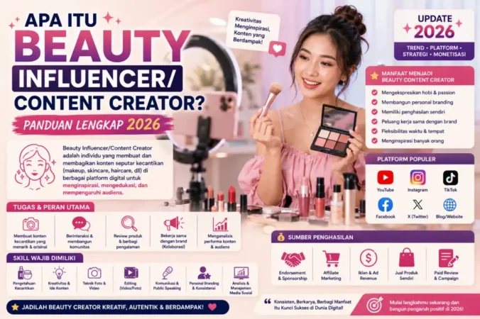 Apa Itu Beauty Influencer/Content Creator? Panduan 2026