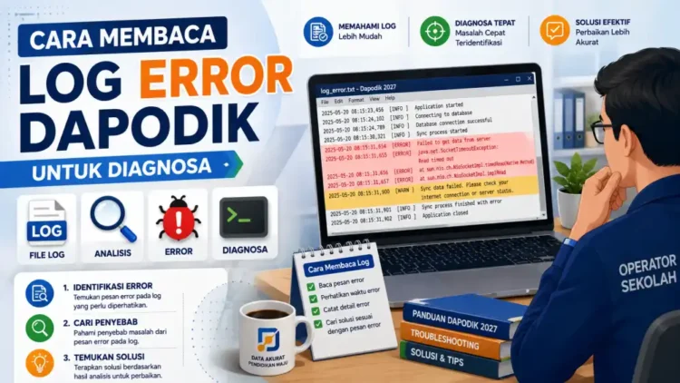 Cara Membaca Log Error Dapodik untuk Diagnosa