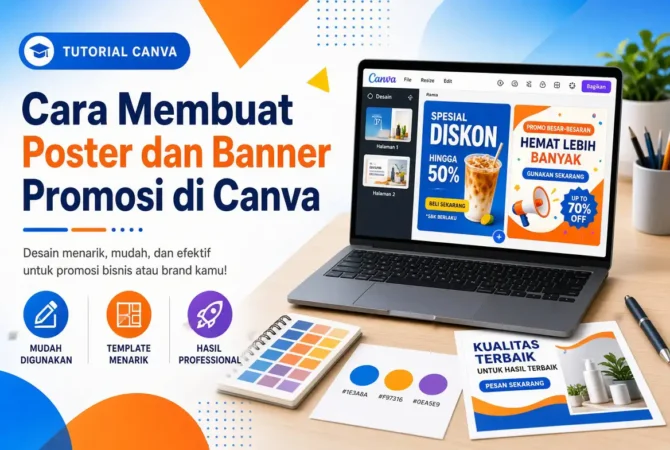 Cara Membuat Poster dan Banner Promosi di Canva