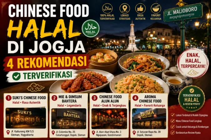 Chinese Food Halal di Jogja: 4 Rekomendasi Terverifikasi
