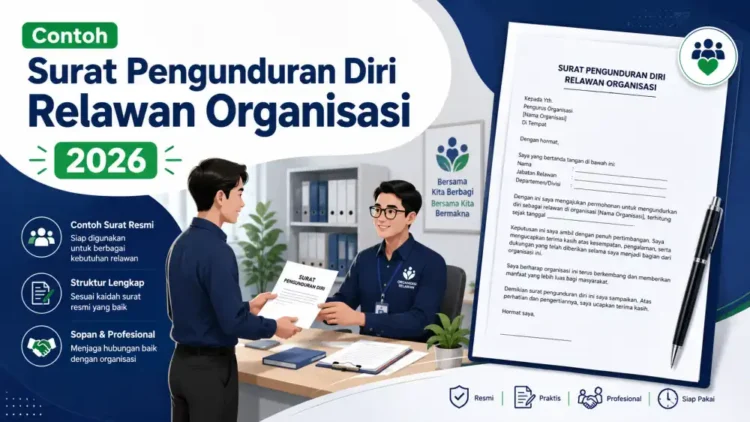 Contoh Surat Pengunduran Diri Relawan Organisasi 2026