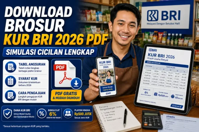 Download Brosur KUR BRI 2026 PDF: Simulasi Cicilan Lengkap