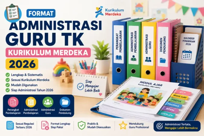 Format Administrasi Guru TK Kurikulum Merdeka 2026