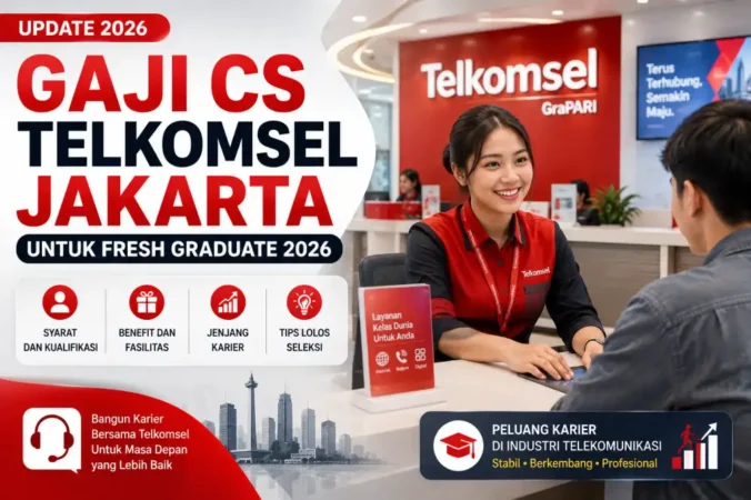 Gaji CS Telkomsel Jakarta untuk Fresh Graduate 2026