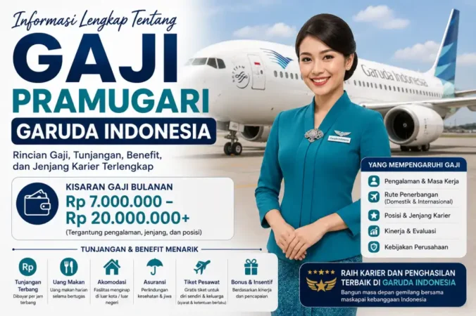 Informasi Lengkap Tentang Gaji Pramugari Garuda Indonesia