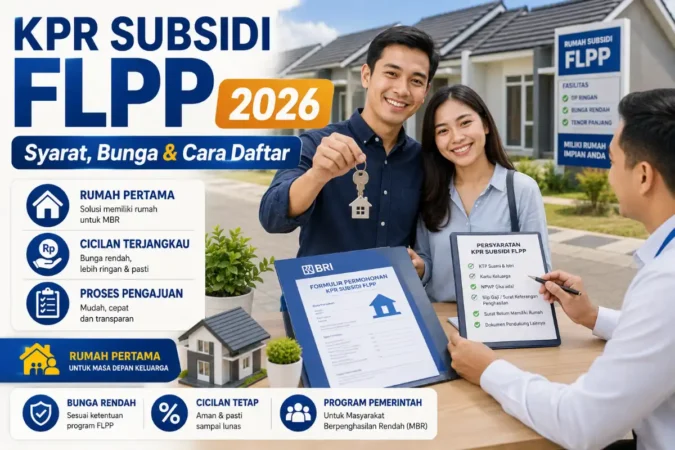 KPR Subsidi FLPP 2026: Syarat, Bunga & Cara Daftar