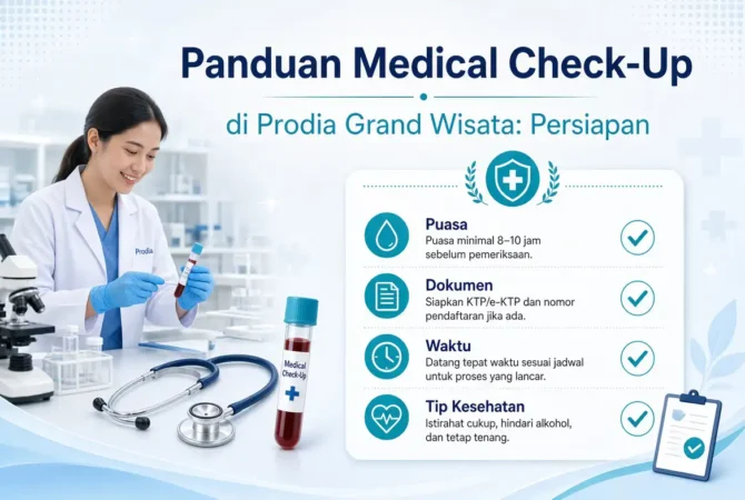 Panduan Medical Check-Up di Prodia Grand Wisata: Persiapan
