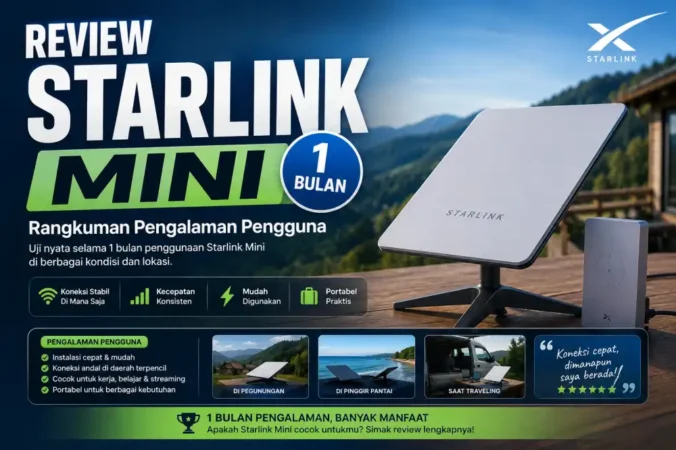 Review Starlink Mini 1 Bulan: Rangkuman Pengalaman Pengguna