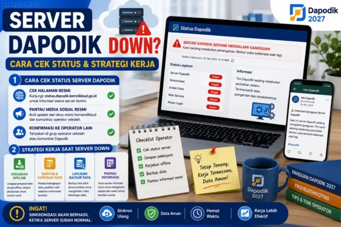Server Dapodik Down? Cara Cek Status & Strategi Kerja