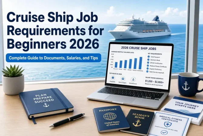 Cruise Ship Job Requirements for Beginners 2026: Complete Guide to Documents, Salaries, and Tips