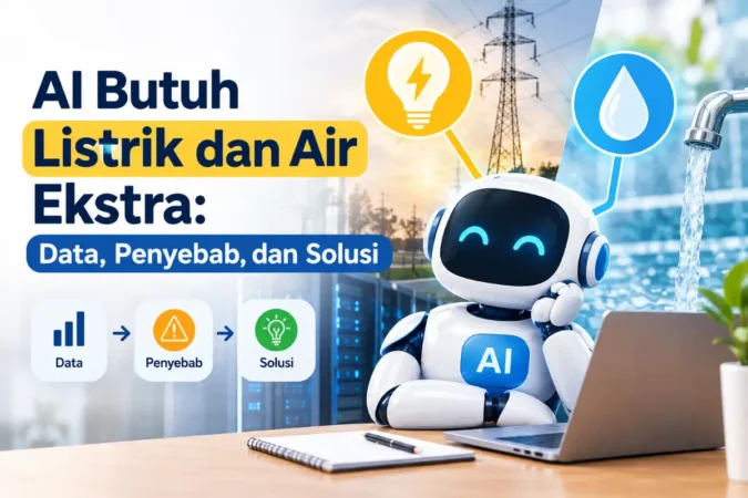 AI Butuh Listrik dan Air Ekstra: Data, Penyebab, dan Solusi