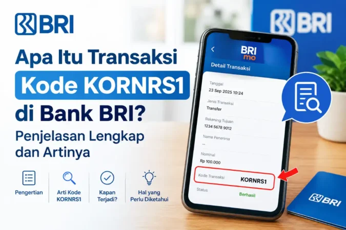 Apa Itu Transaksi Kode KORNRS1 di Bank BRI? Penjelasan Lengkap dan Artinya