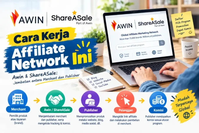 Awin (ShareASale): Cara Kerja Affiliate Network Ini