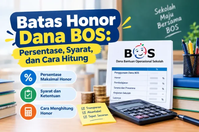 Batas Honor Dana BOS: Persentase, Syarat, dan Cara Hitung