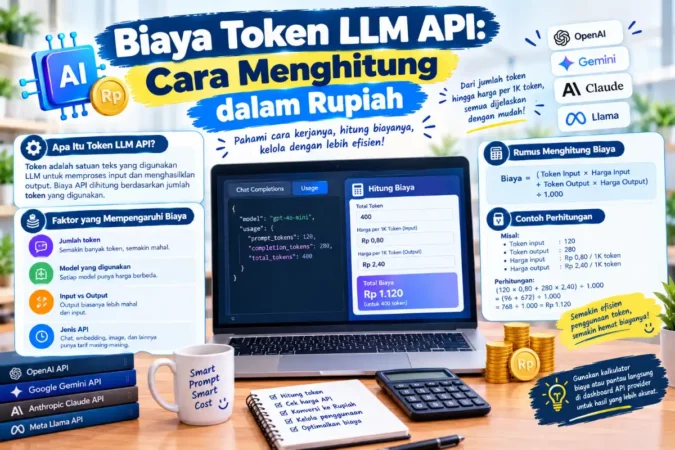 Biaya Token LLM API: Cara Menghitung dalam Rupiah