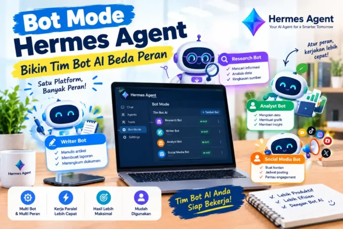 Bot Mode Hermes Agent: Bikin Tim Bot AI Beda Peran