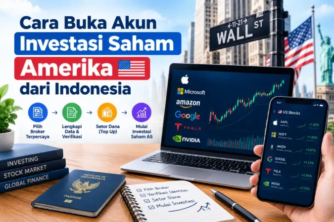 Cara Buka Akun Investasi Saham Amerika dari Indonesia